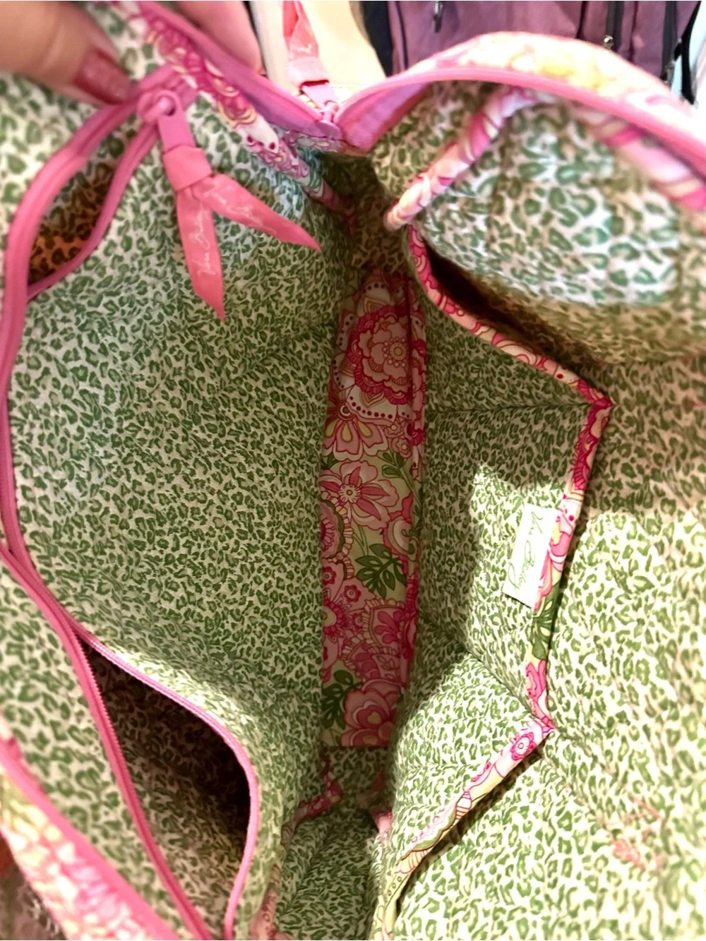 Vera Bradley Petal Pink Floral Quilted Computer Bag  - Women's Tote Rare find